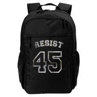 Resist 45 Stone Logo Anti Trump Resistance Daily Commute Backpack