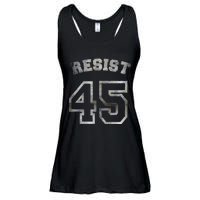 Resist 45 Stone Logo Anti Trump Resistance Ladies Essential Flowy Tank