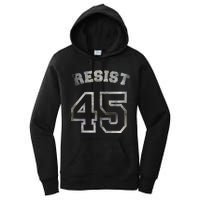 Resist 45 Stone Logo Anti Trump Resistance Women's Pullover Hoodie