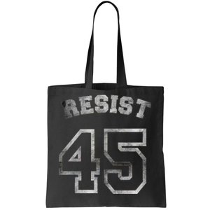 Resist 45 Stone Logo Anti Trump Resistance Tote Bag