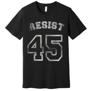 Resist 45 Stone Logo Anti Trump Resistance Premium T-Shirt