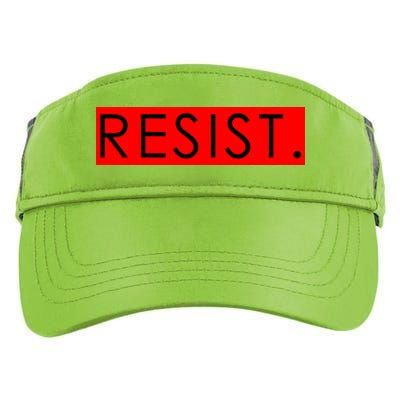 Resist Campaign Red Box Logo Anti-Trump Adult Drive Performance Visor