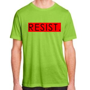 Resist Campaign Red Box Logo Anti-Trump Adult ChromaSoft Performance T-Shirt