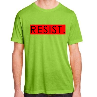 Resist Campaign Red Box Logo Anti-Trump Adult ChromaSoft Performance T-Shirt