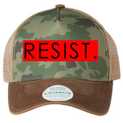 Resist Campaign Red Box Logo Anti-Trump Legacy Tie Dye Trucker Hat