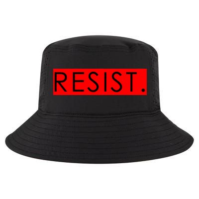 Resist Campaign Red Box Logo Anti-Trump Cool Comfort Performance Bucket Hat