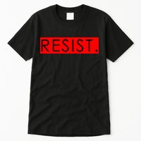 Resist Campaign Red Box Logo Anti-Trump Tall T-Shirt