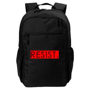 Resist Campaign Red Box Logo Anti-Trump Daily Commute Backpack