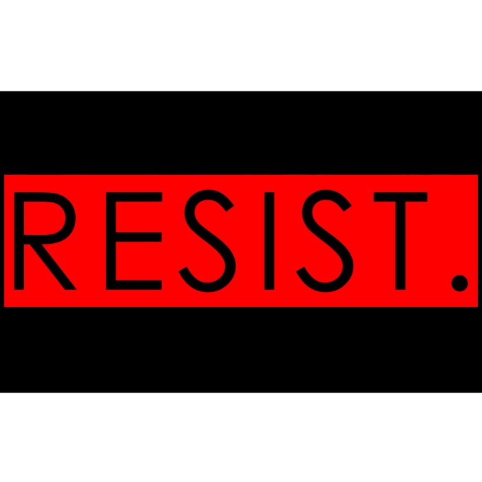 Resist Campaign Red Box Logo Anti-Trump Bumper Sticker