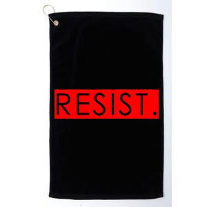 Resist Campaign Red Box Logo Anti-Trump Platinum Collection Golf Towel