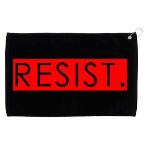 Resist Campaign Red Box Logo Anti-Trump Grommeted Golf Towel