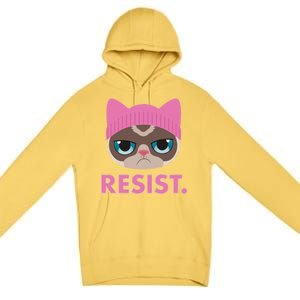 Resist Cat  Premium Pullover Hoodie