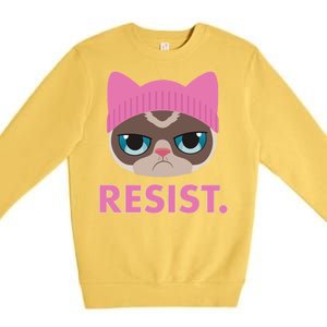 Resist Cat  Premium Crewneck Sweatshirt