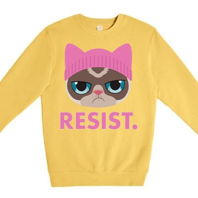 Resist Cat  Premium Crewneck Sweatshirt