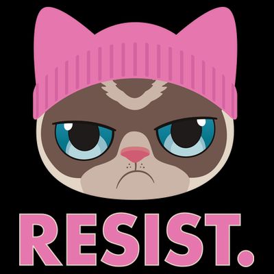 Resist Cat  T-Shirt