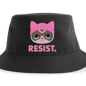 Resist Cat  Sustainable Bucket Hat