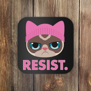 Resist Cat  Coaster