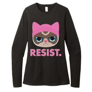 Resist Cat  Womens CVC Long Sleeve Shirt