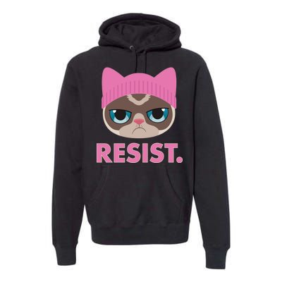 Resist Cat  Premium Hoodie