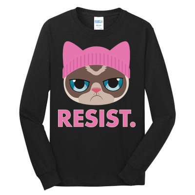 Resist Cat  Tall Long Sleeve T-Shirt