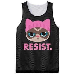 Resist Cat  Mesh Reversible Basketball Jersey Tank