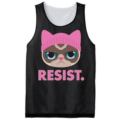 Resist Cat  Mesh Reversible Basketball Jersey Tank