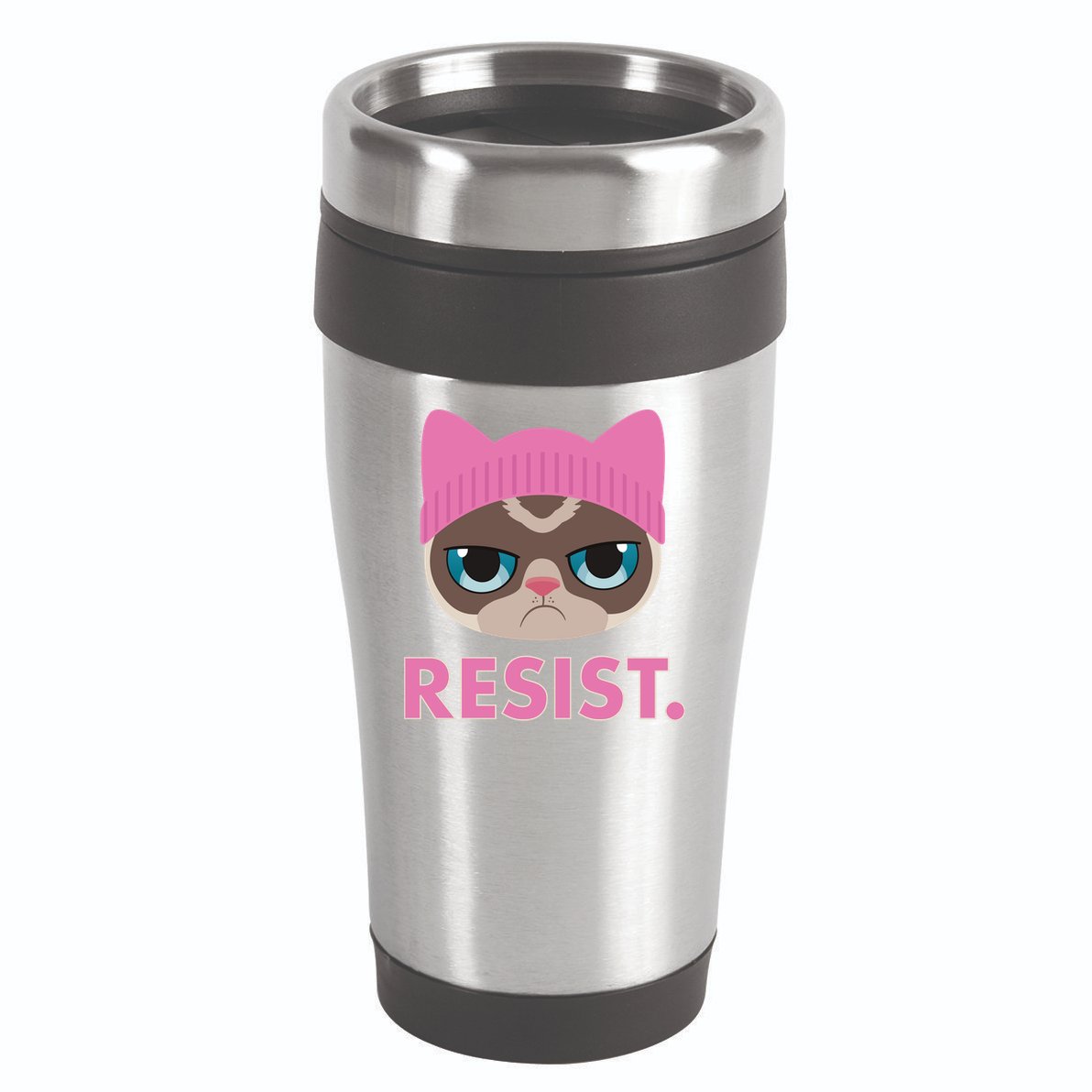 Resist Cat  16oz Travel Tumbler