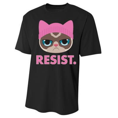 Resist Cat  Performance Sprint T-Shirt