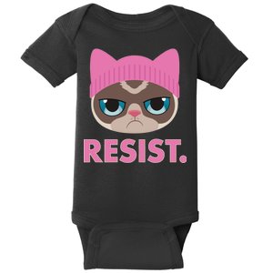 Resist Cat  Baby Bodysuit