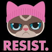 Resist Cat  Baby Bodysuit