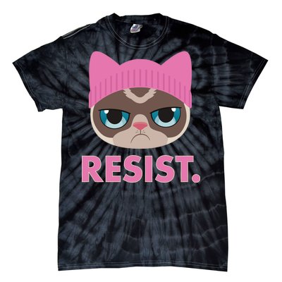 Resist Cat  Tie-Dye T-Shirt