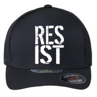 Resist Distressed Flexfit Unipanel Trucker Cap