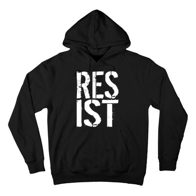 Resist Distressed Hoodie