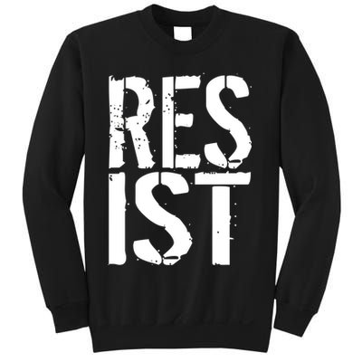 Resist Distressed Sweatshirt