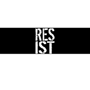 Resist Distressed Bumper Sticker