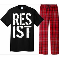 Resist Distressed Pajama Set