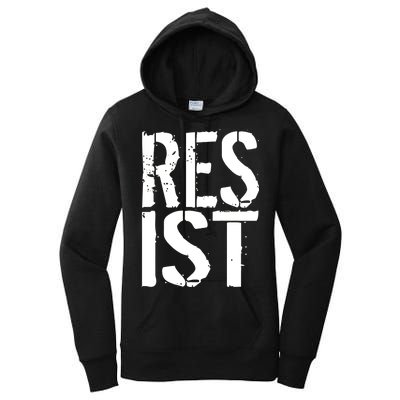 Resist Distressed Women's Pullover Hoodie