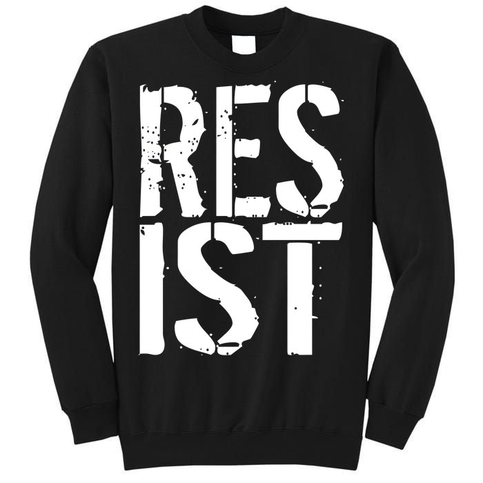 Resist Distressed Tall Sweatshirt