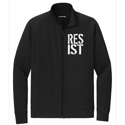 Resist Distressed Stretch Full-Zip Cadet Jacket