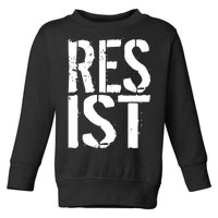 Resist Distressed Toddler Sweatshirt