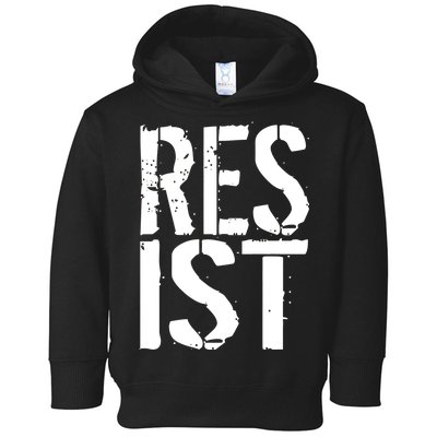 Resist Distressed Toddler Hoodie