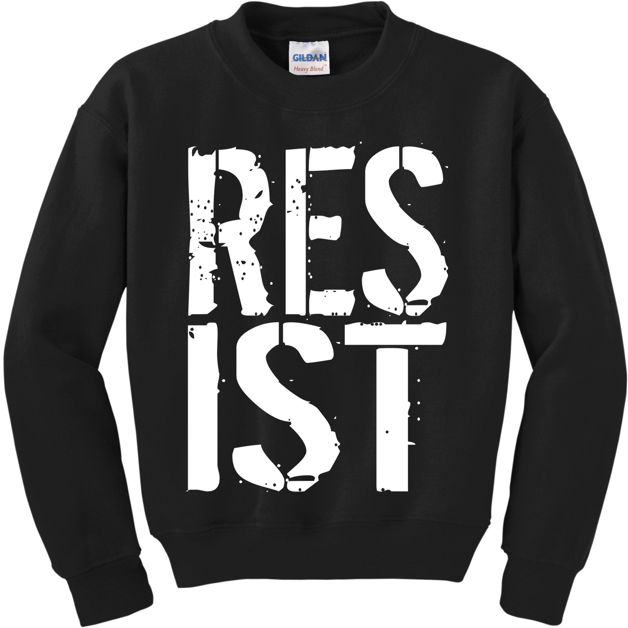 Resist Distressed Kids Sweatshirt