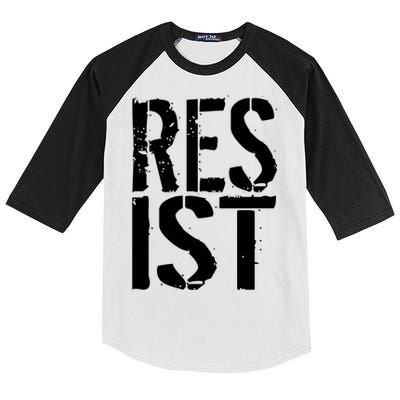 Resist Distressed Kids Colorblock Raglan Jersey