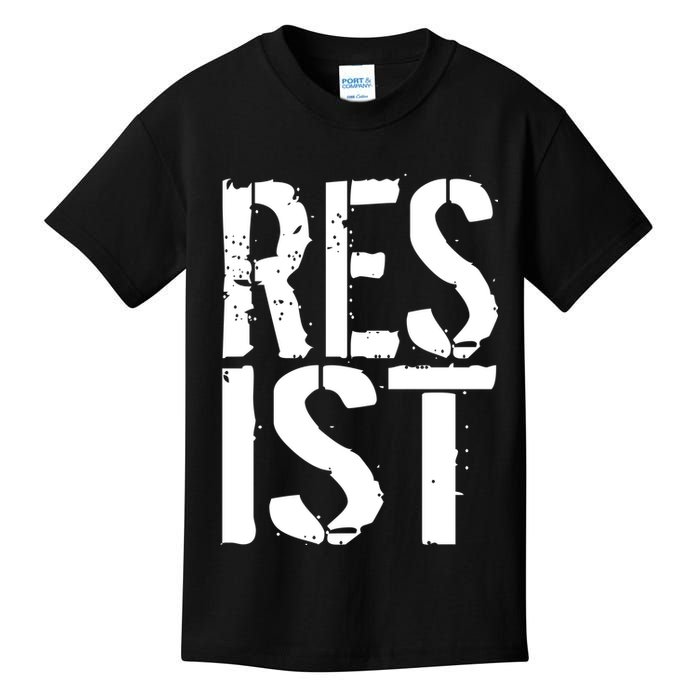 Resist Distressed Kids T-Shirt
