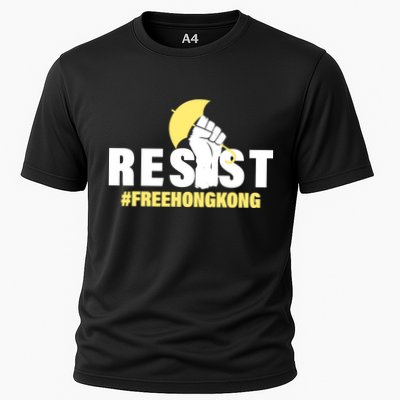 Resist Fight For Hong Kong Yellow Umbrella Movement Performance Shirt