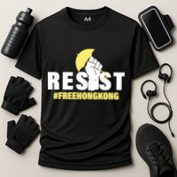 Resist Fight For Hong Kong Yellow Umbrella Movement Performance Shirt