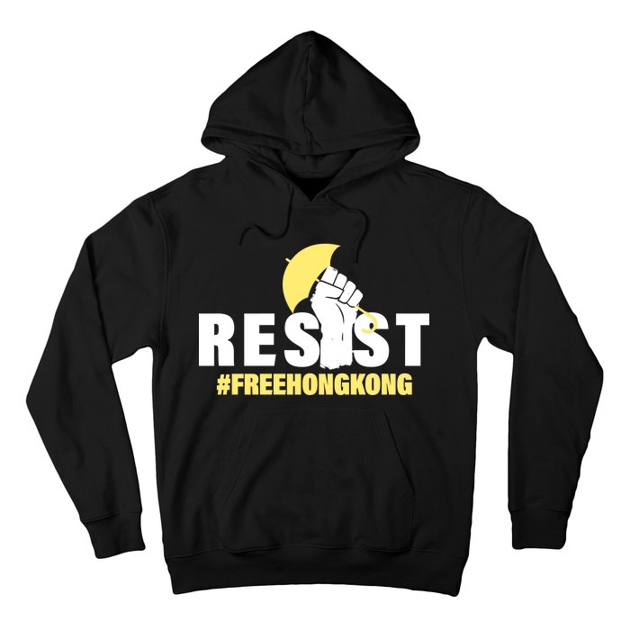 Resist Fight For Hong Kong Yellow Umbrella Movement Hoodie