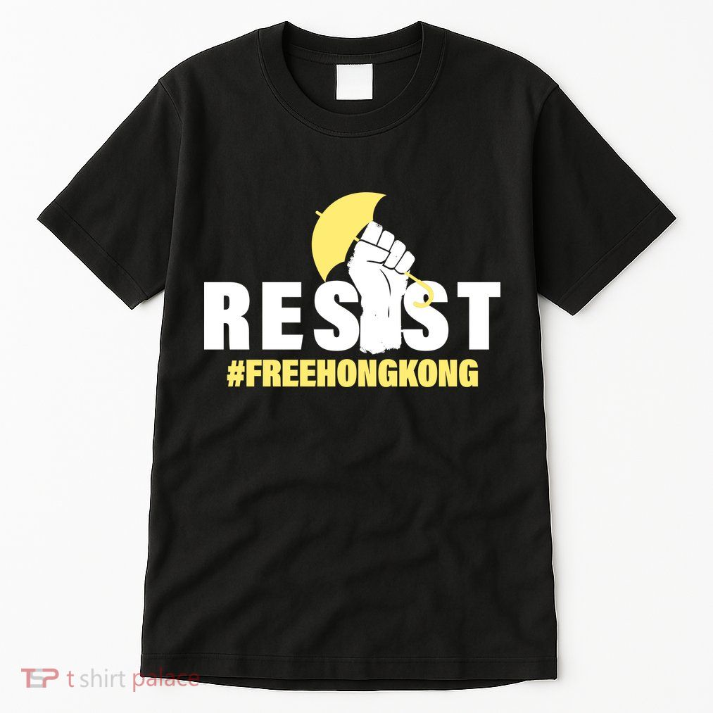 Resist Fight For Hong Kong Yellow Umbrella Movement Tall T-Shirt