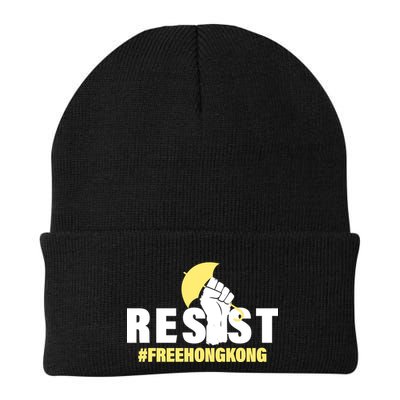 Resist Fight For Hong Kong Yellow Umbrella Movement Beanie