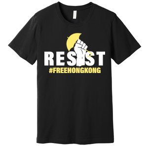 Resist Fight For Hong Kong Yellow Umbrella Movement Premium T-Shirt